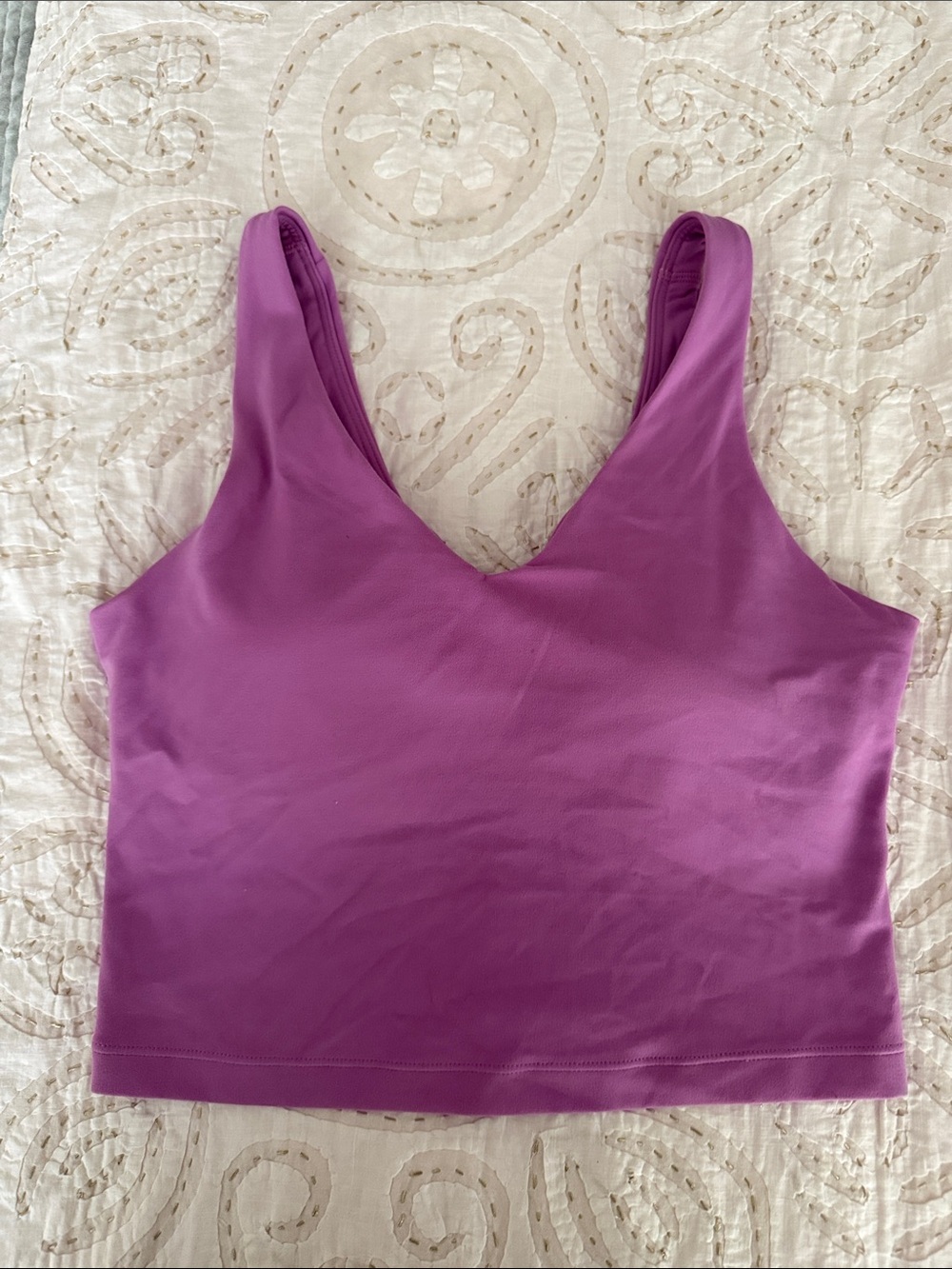 Athleta Lilac Transcend V-Neck Top